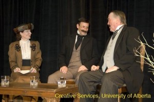 The University of Alberta celebrated their centennial by commissioning an Interview History with Rutherford (the first Premier of AB) and Tory (the first president of the U of A) and Robinson (one of the first graduates).  Paul Punyi, Glen Nelson, Maureen Rooney. 